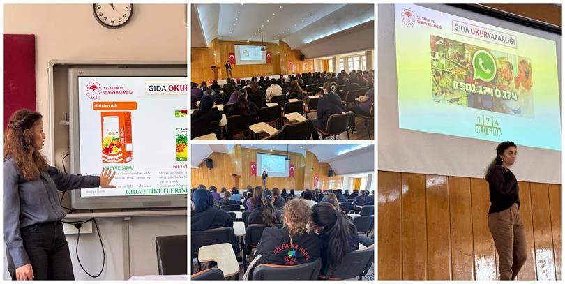 Rize'de Meslek Lisesi Öğrencilerine Gıda Güvenliği Eğitimi