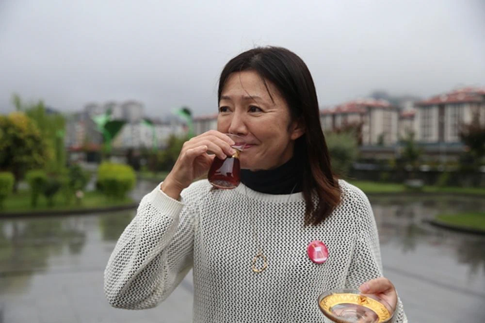 Rize'de Japon Çay Demleme Ustası Rüzgarı
