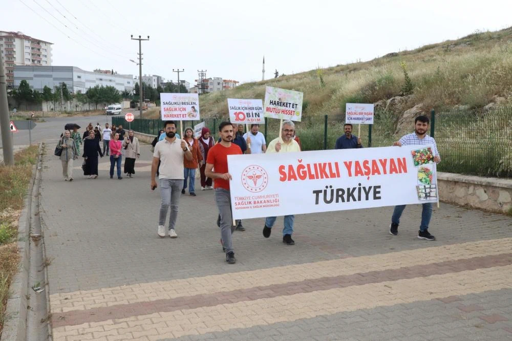 Adıyaman'da “Sağlık İçin Hareket Et” Yürüyüşleri Düzenlendi
