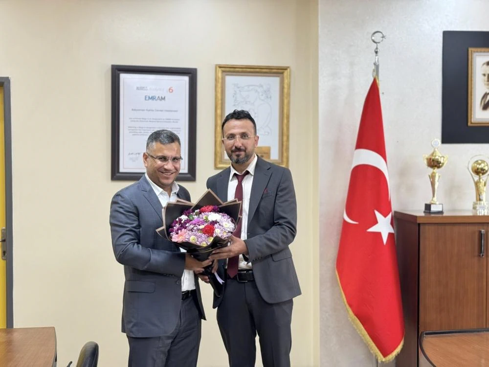 Kahta Devlet Hastanesi’nde Başhekimlik Devir Teslim Töreni Yapıldı