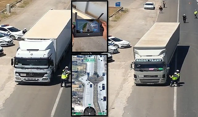 Şanlıurfa'da Drone Destekli Trafik Denetimi! 205 Bin Lira Ceza Kesildi