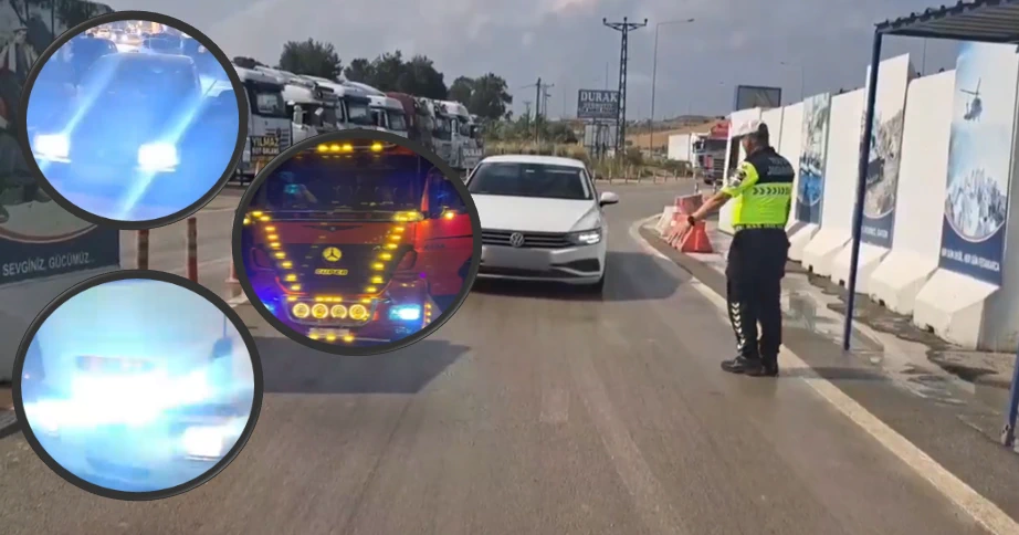 Standart Dışı Far Kullanan 26 Bin Sürücüye Ceza!