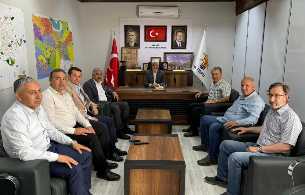 Adıyaman Kent Konseyi’nden AK Parti İl ve Merkez İlçe Başkanlığına Ziyaret