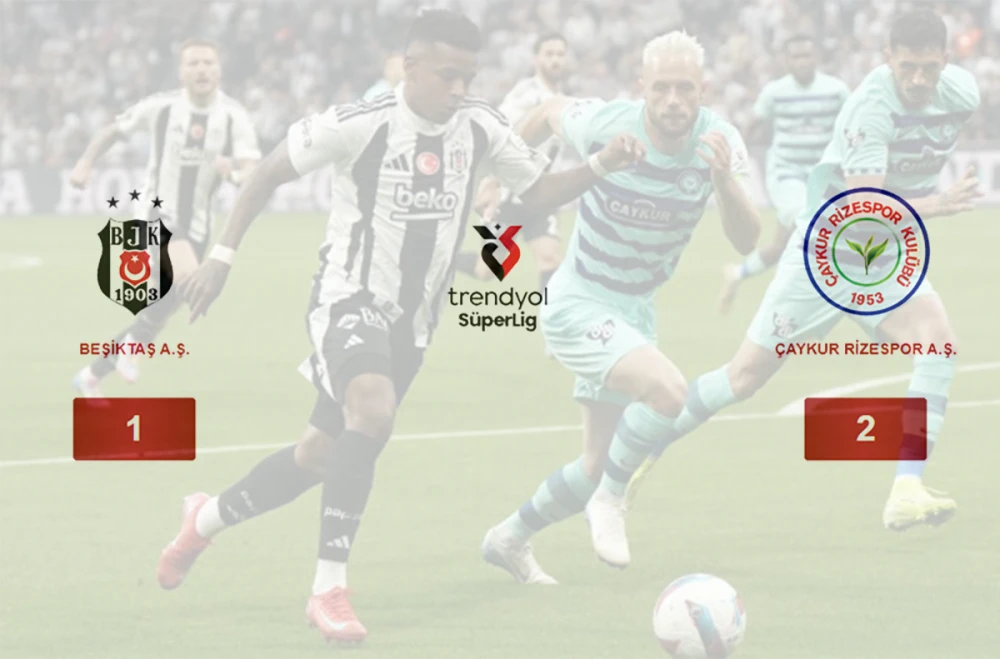 Rizespor’dan Sürpriz Zafer: Beşiktaş Deplasmanında 3 Puan!