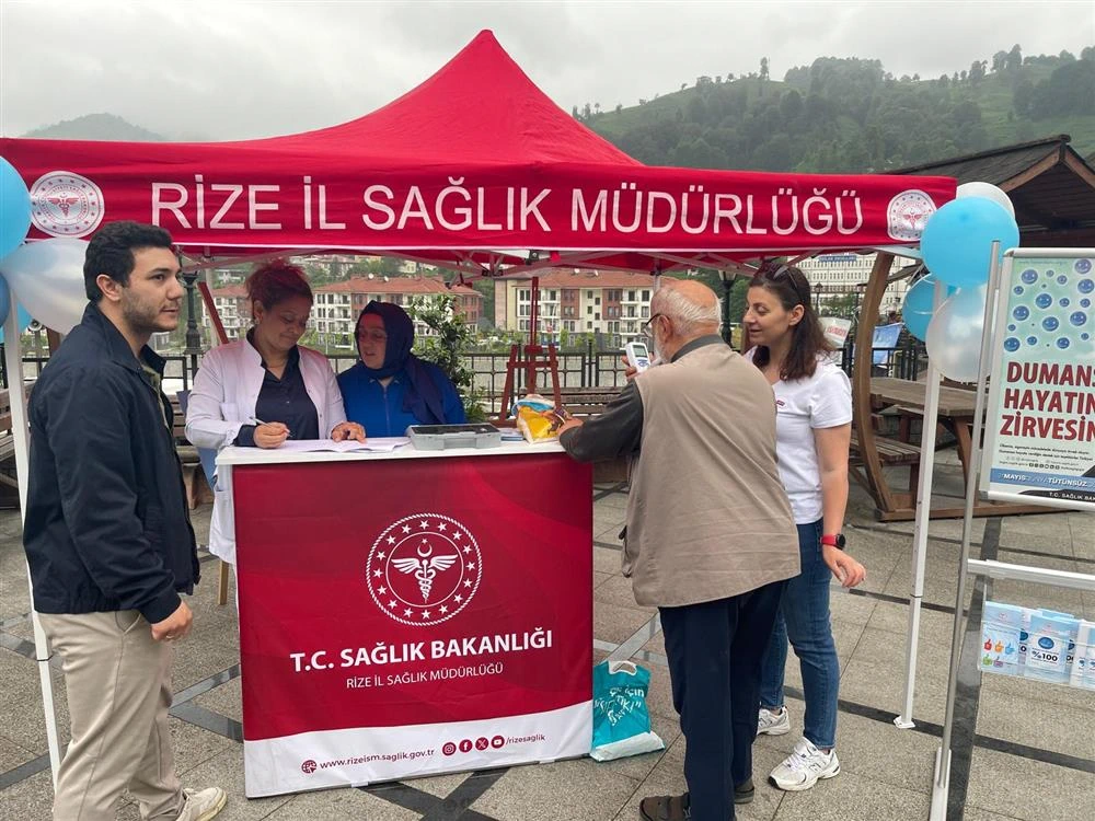 Rize’de “31 Mayıs Dünya Tütünsüz Günü ” Etkinlikleri Yapıldı