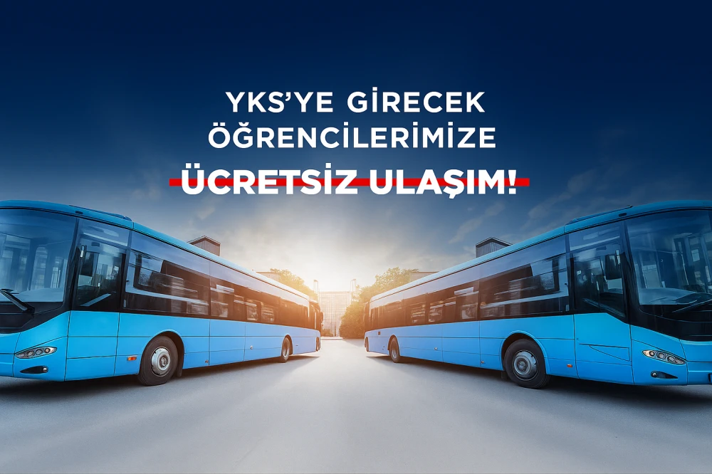 Adıyaman Belediyesi’nden YKS Adaylarına Ücretsiz Ulaşım Desteği