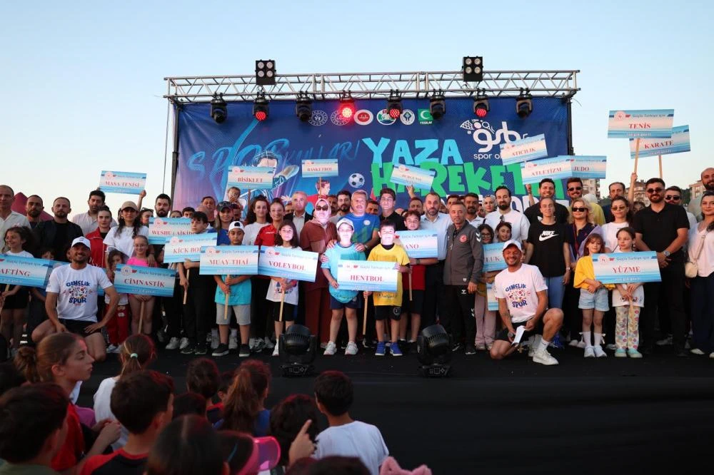 Rize’de Yaz Spor Okulları Renkli Açılışla Start Aldı