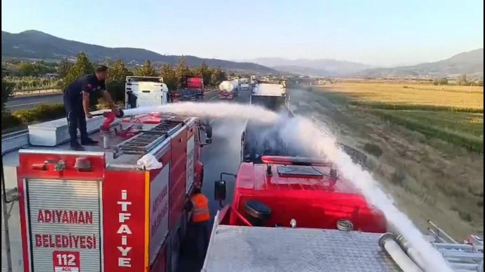 Adıyaman Belediyesi İtfaiyesinden hayat kurtaran müdahale