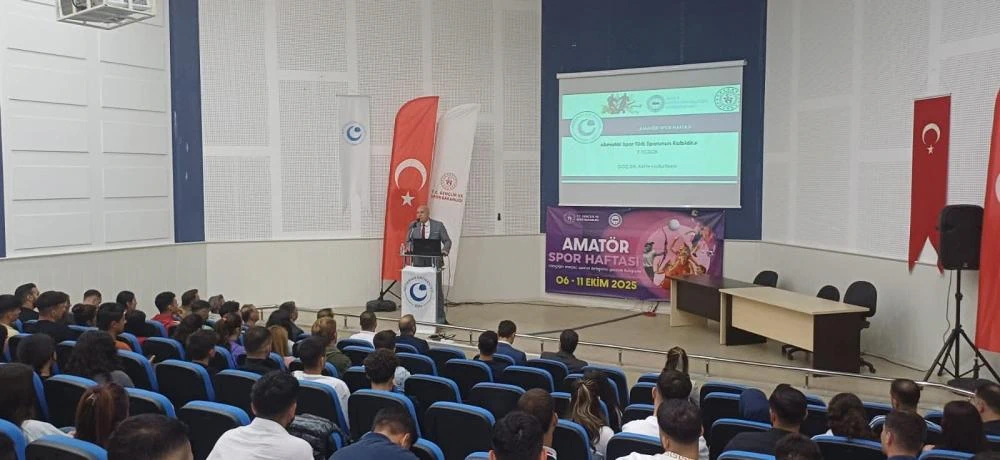 Adıyaman Üniversitesi’nde Amatör Spor Haftası Konferansı Gerçekleştirildi