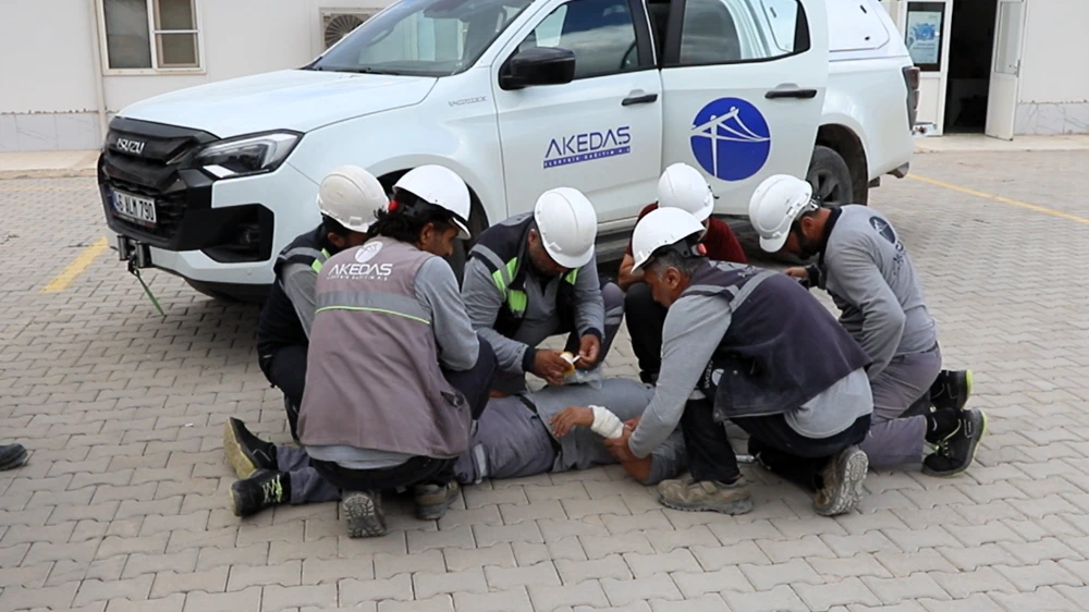 AKEDAŞ Elektrik Dağıtım A.Ş.’den Yangın Tatbikatı