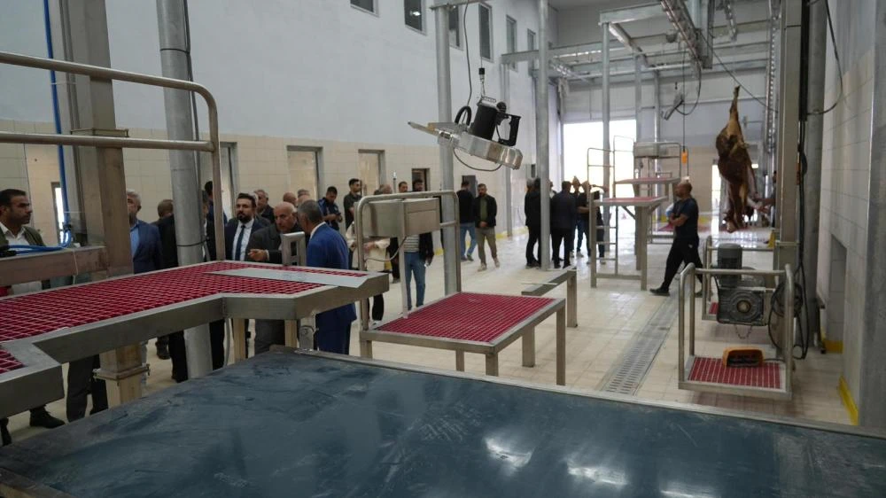 Başkan Tutdere’nin vizyon projelerinden modern kesimhanede ilk kesim gerçekleşti