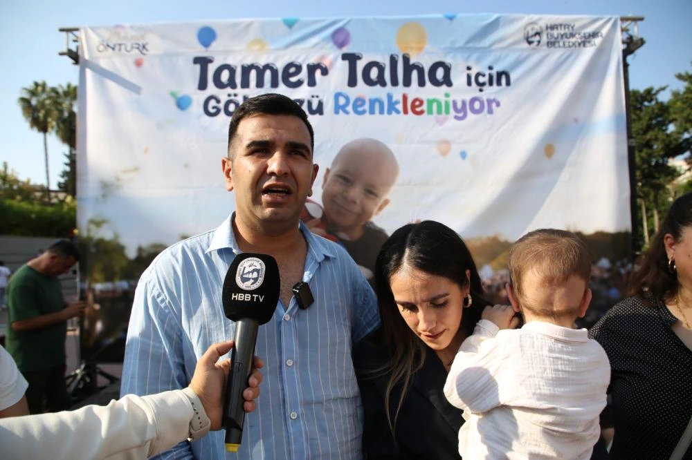 HBB, KANSERİ YENEN TAMER TALHA’YI YALNIZ BIRAKMADI  GÖKYÜZÜNE BIRAKILAN BALONLAR ÇOCUKLARA UMUT OLDU