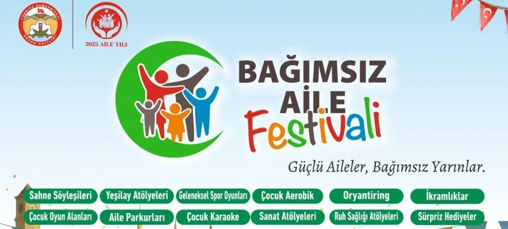 Adana Bağımsız Aile Festivali pazar günü Merkez Park\'ta düzenlenecek