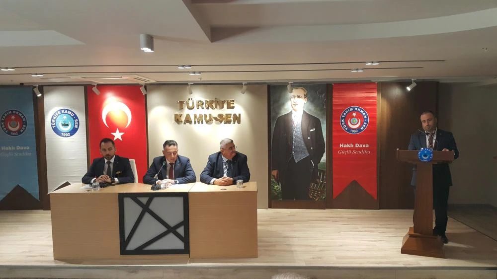 TÜRK TARIM ORMAN -SEN 2 NOLU ANKARA ŞUBE BAŞKANI MEHMET MURAT TUNCER GÜVEN TAZELEDİ