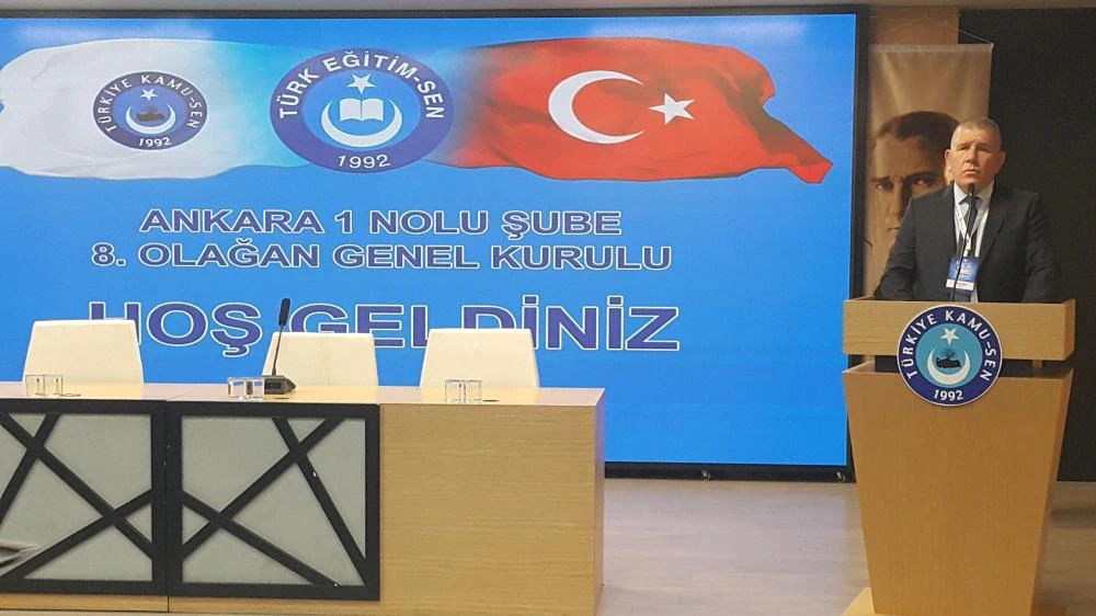 TÜRK EĞİTİM -SEN ANKARA 1 NOLU ŞUBE OLAĞAN GENEL KURUL TOPLANTISINI ANKARA\'DA YAPTI